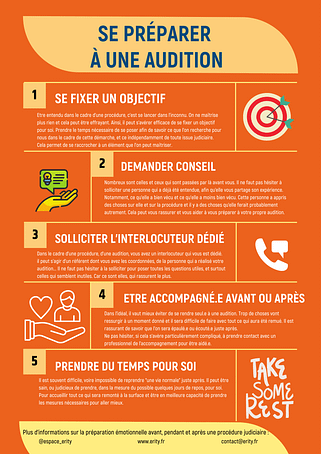 Mémento "Se préparer à une audition"